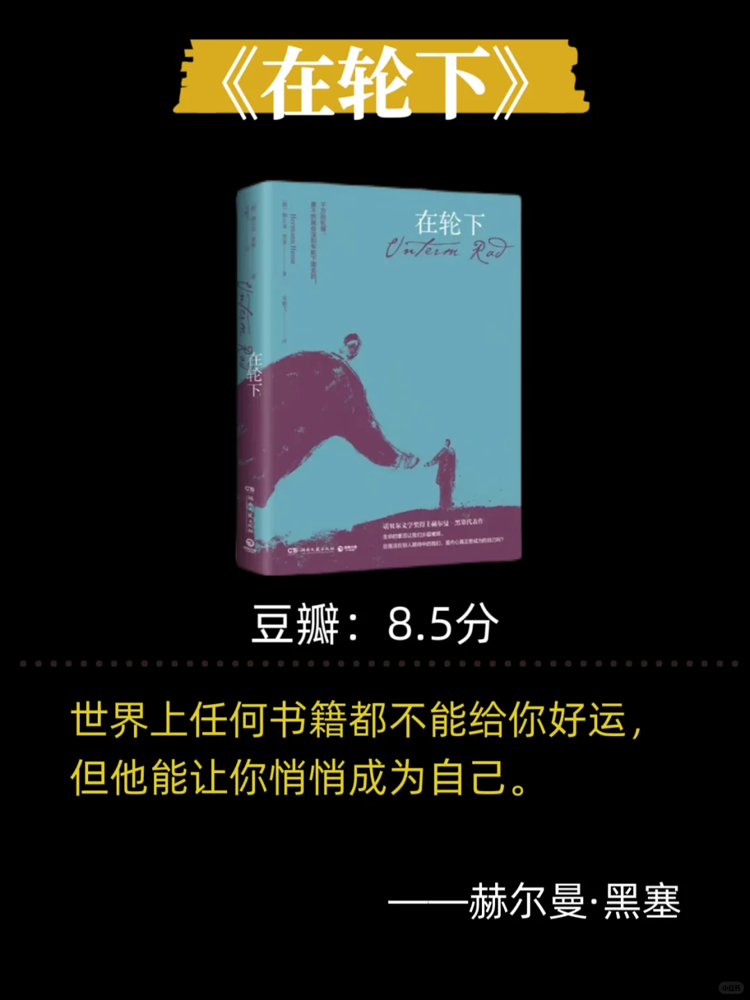 女生为什么一定要读黑塞？原来文字真的能