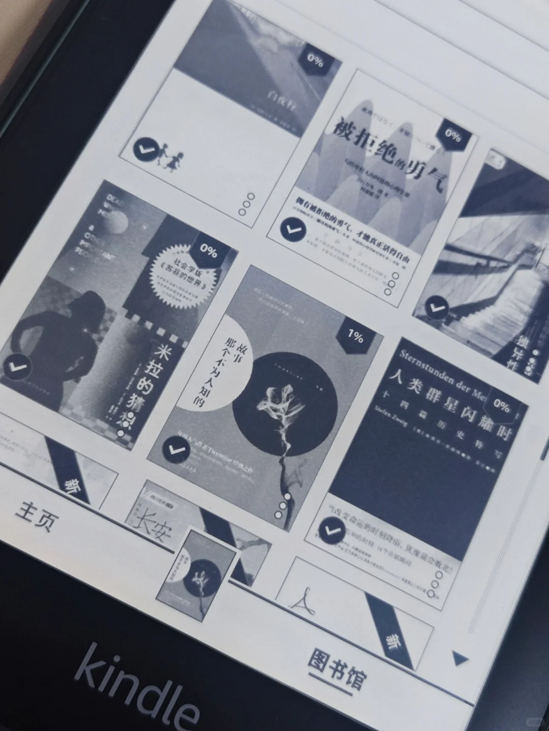 也是拥有 kindle 的女学生啦