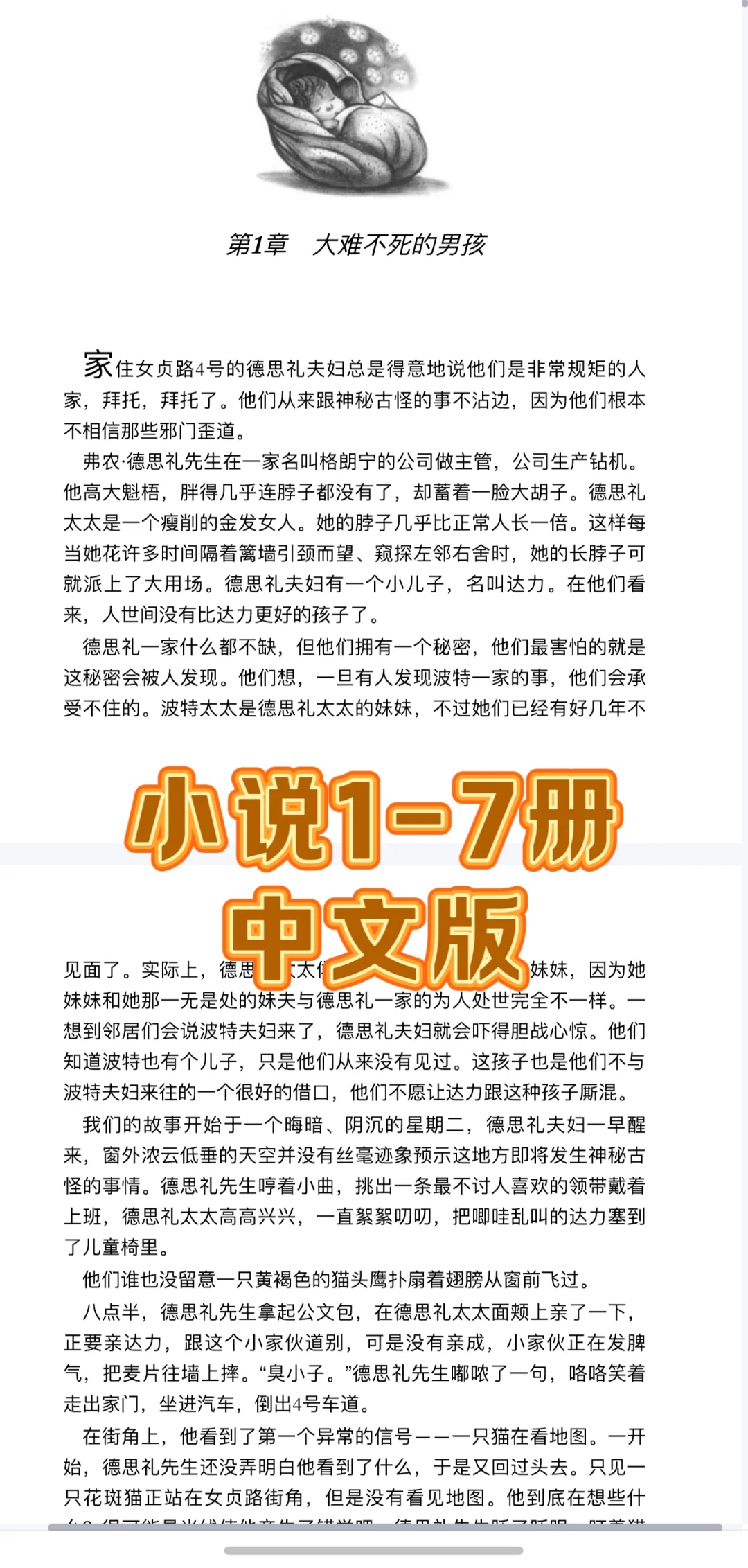 哈利波特中英文电子书来啦📚