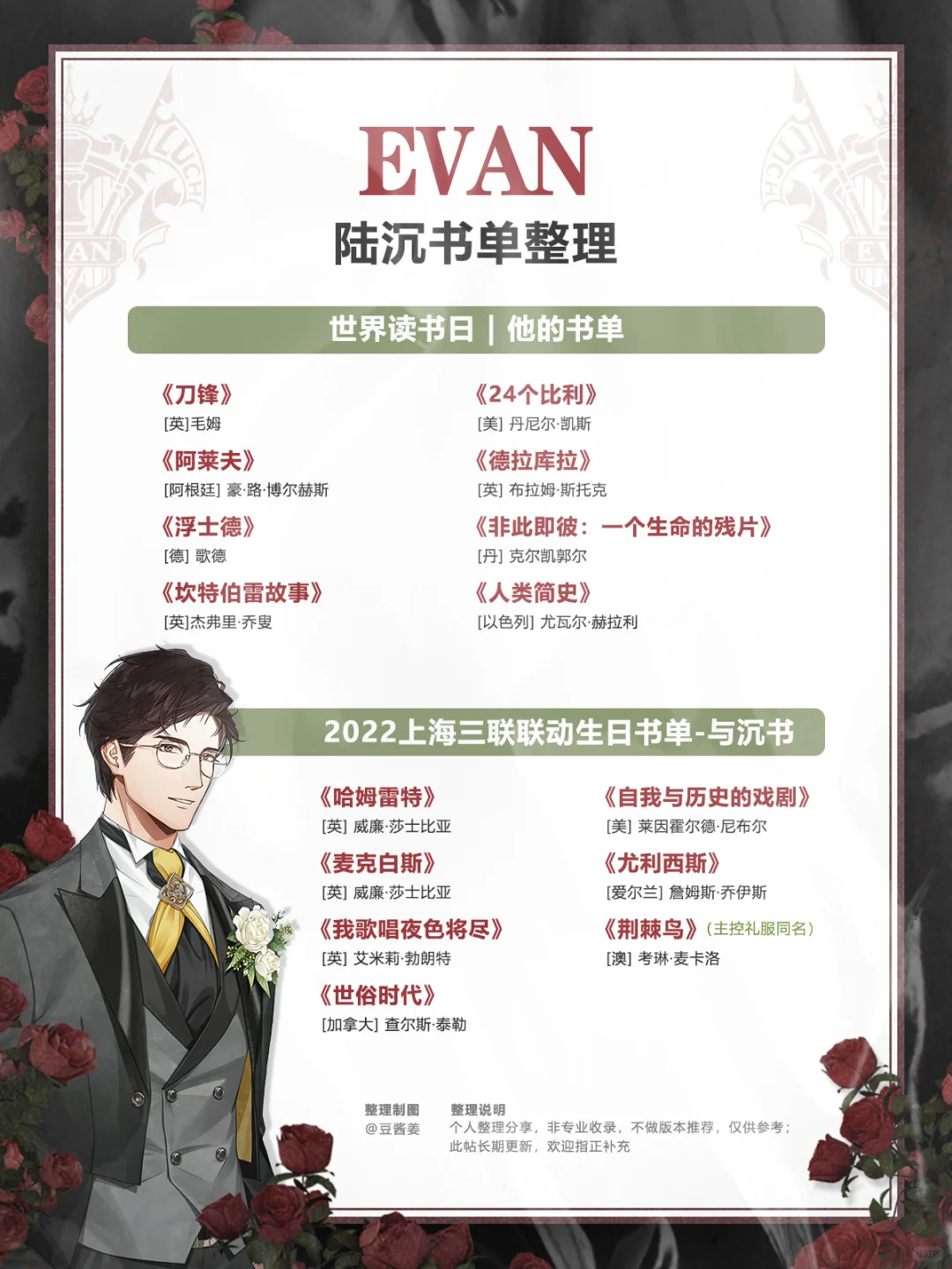 【陆沉书单汇总】长期更新（130本）