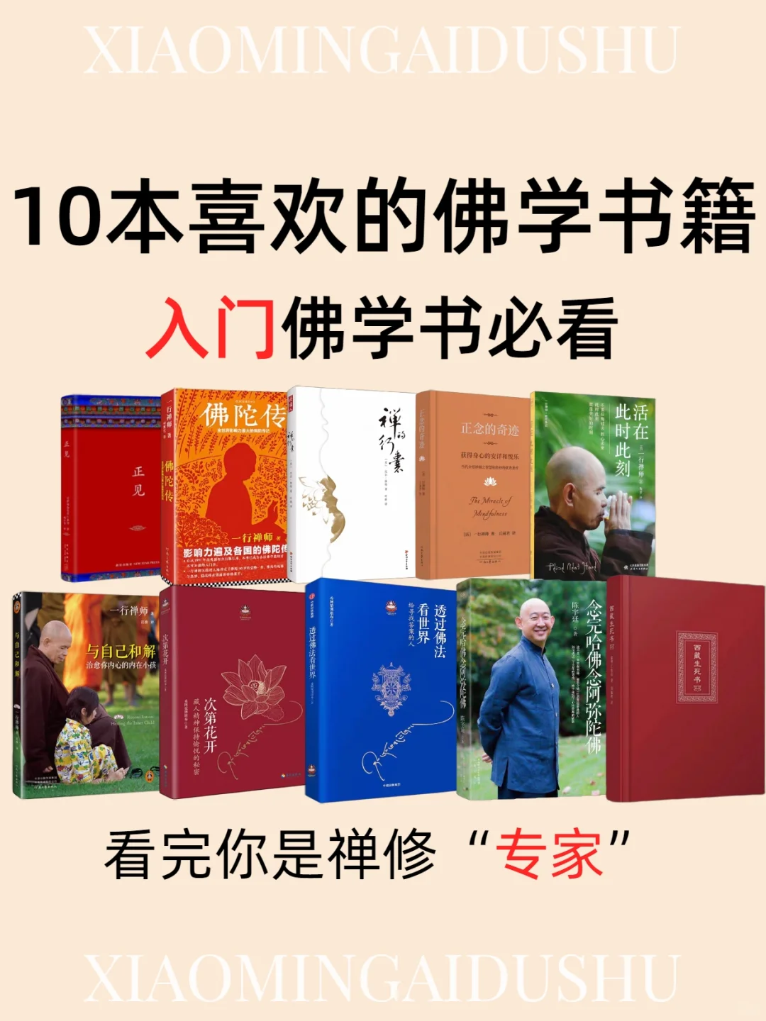 书单|10本佛学智慧的书😀禅修入门推荐