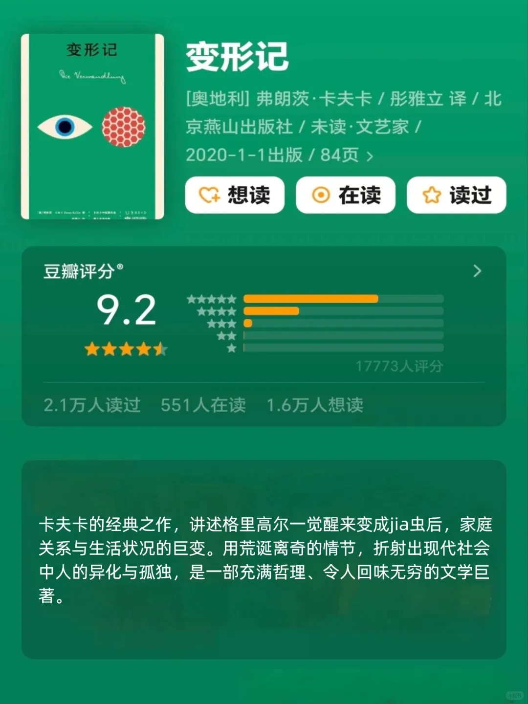两小时就能读完的经典好书📚