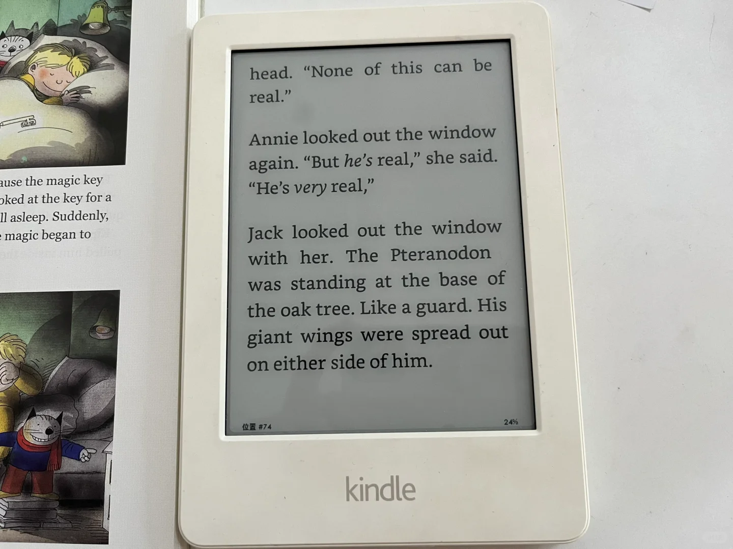 闲置kindle再利用，读神奇树屋驯龙大师