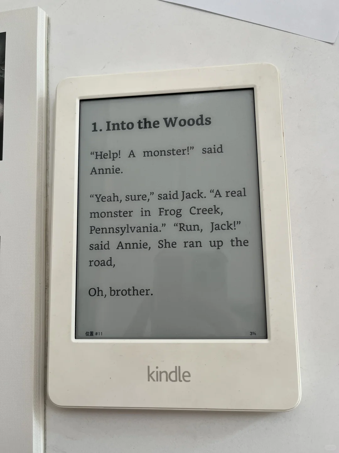 闲置kindle再利用，读神奇树屋驯龙大师
