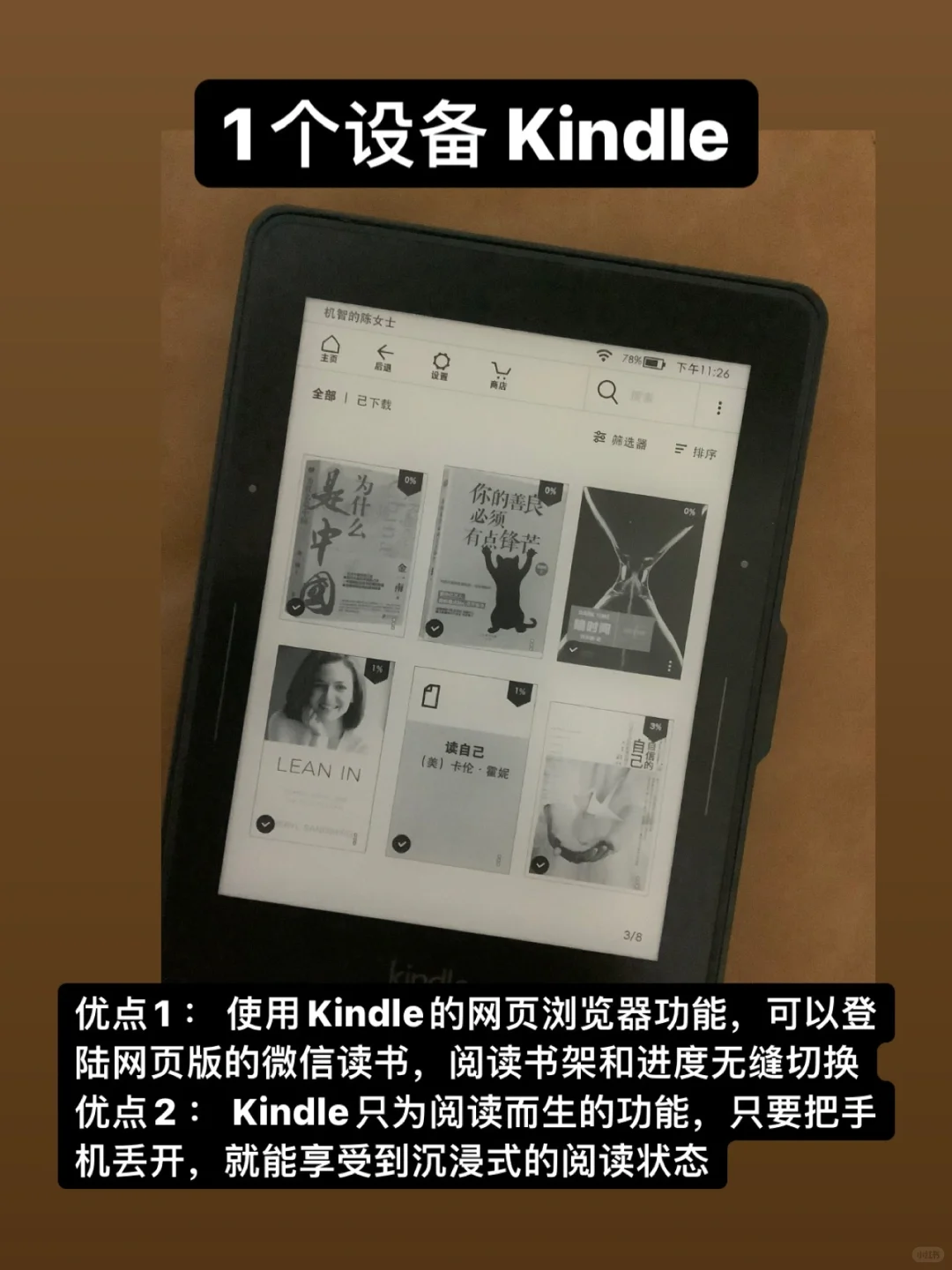 1个App，1个设备，1个网站，电子阅读三剑客