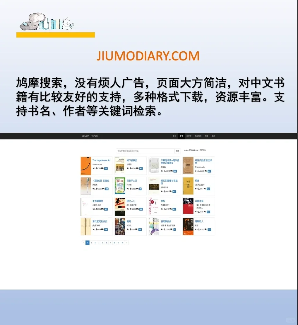 ✨10个宝藏电子书网站，没有找不到的电子书