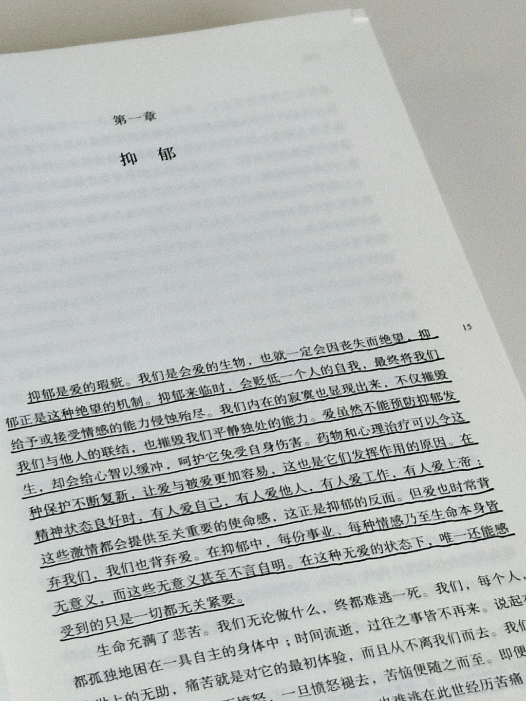 当我通过大量阅读来保持稳定的情绪。