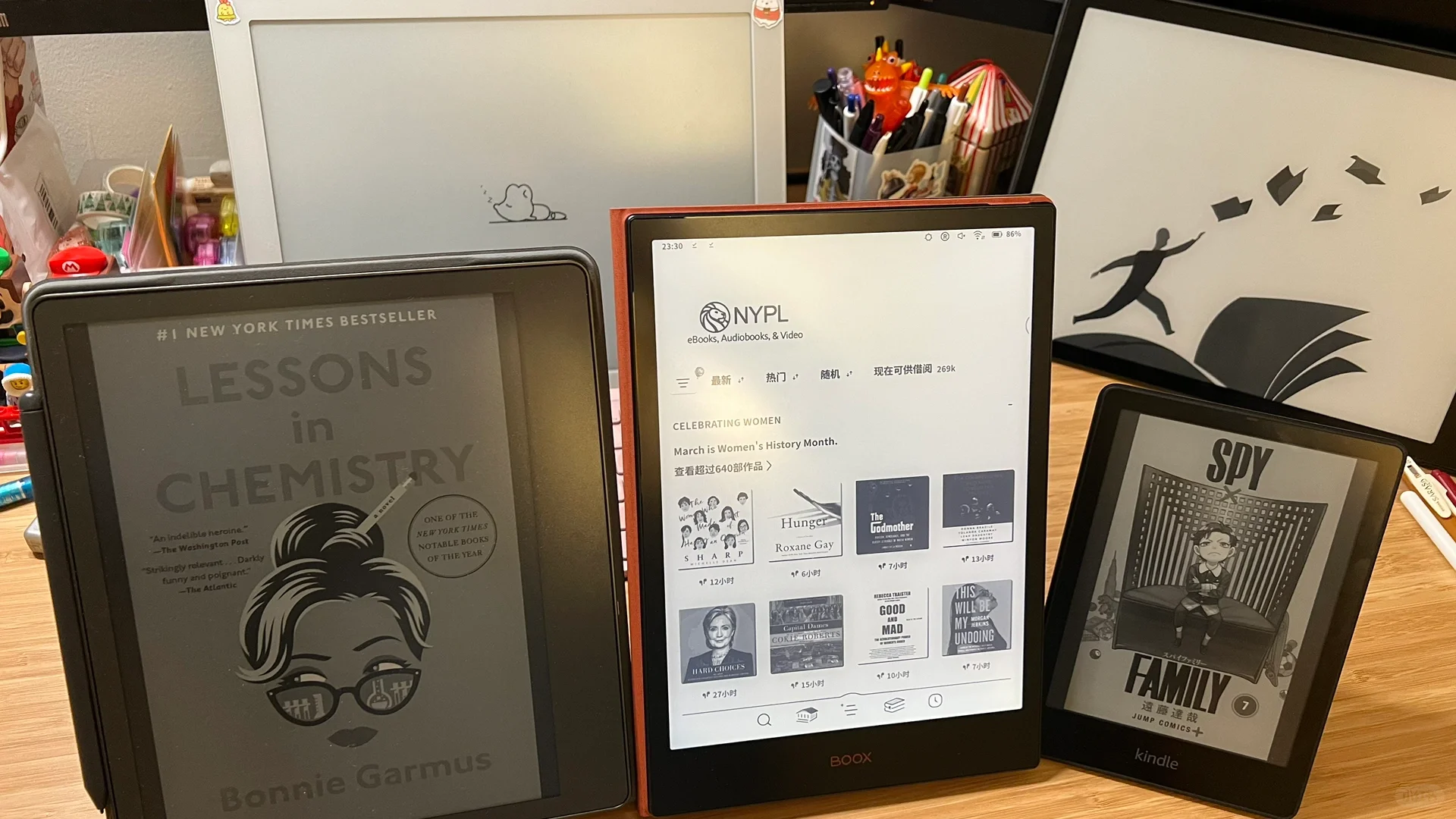 Kindle Scribe, Paperwhite 和BOOX文石测