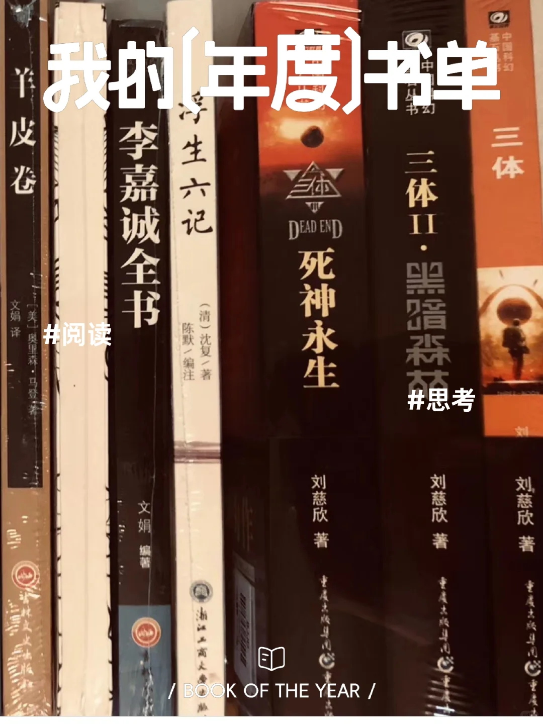 我的年度书单-《三体》书粉集合