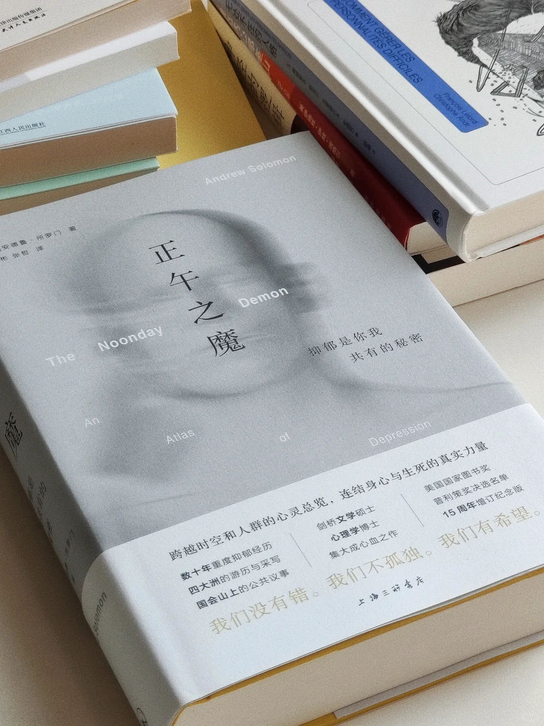 当我通过大量阅读来保持稳定的情绪。