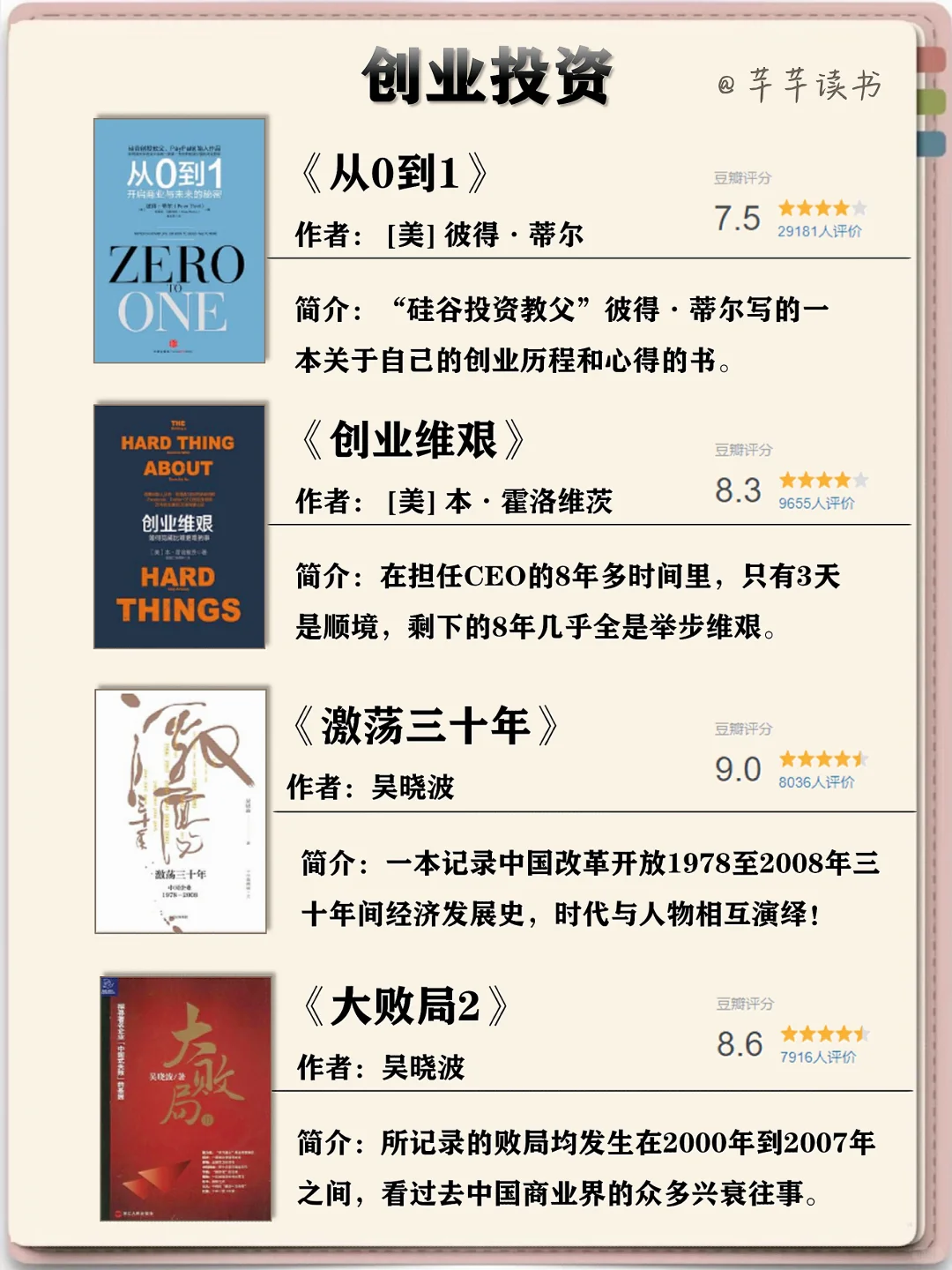 60本财富自由书单💰提前过有钱有闲的生活