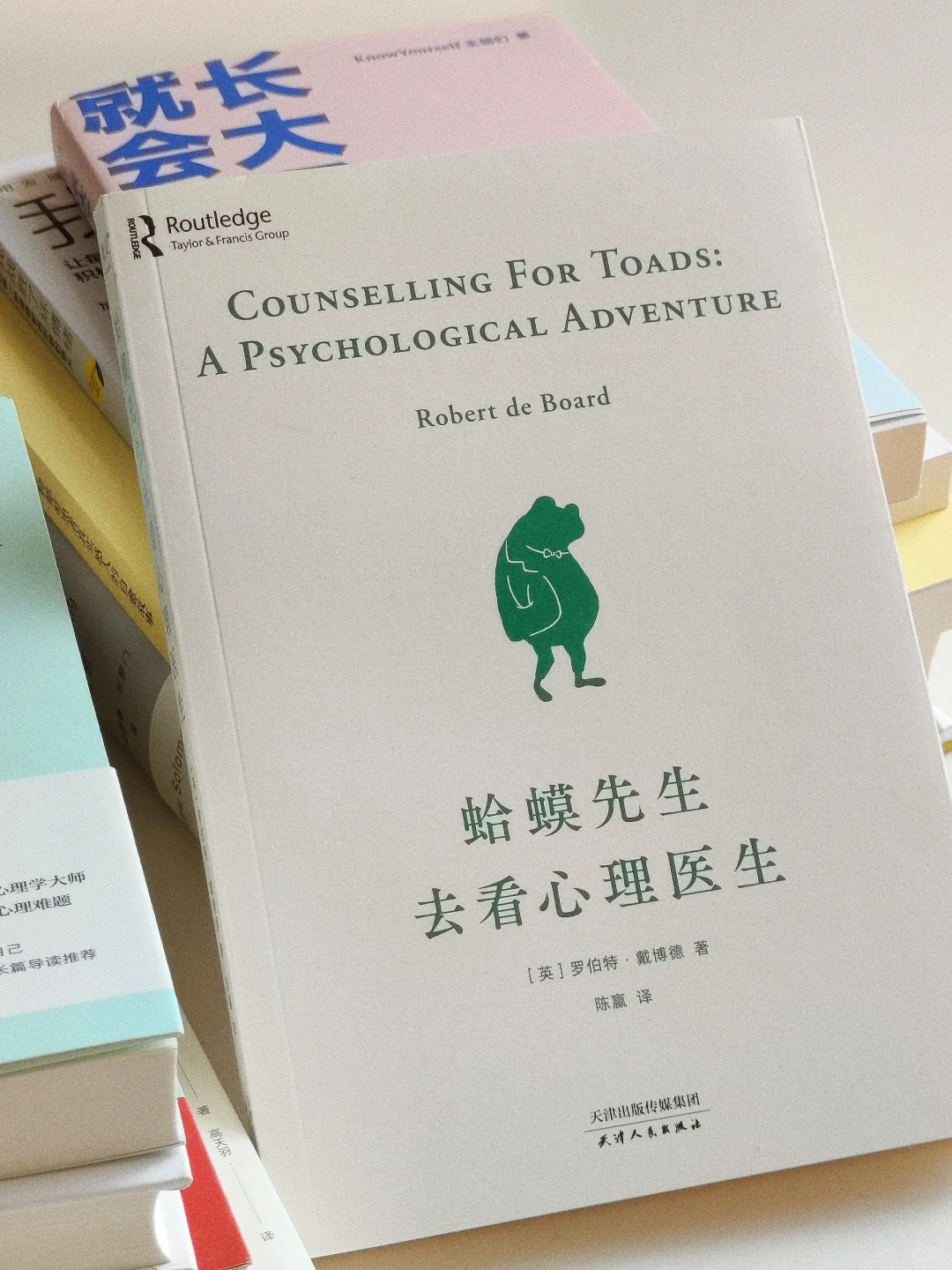当我通过大量阅读来保持稳定的情绪。