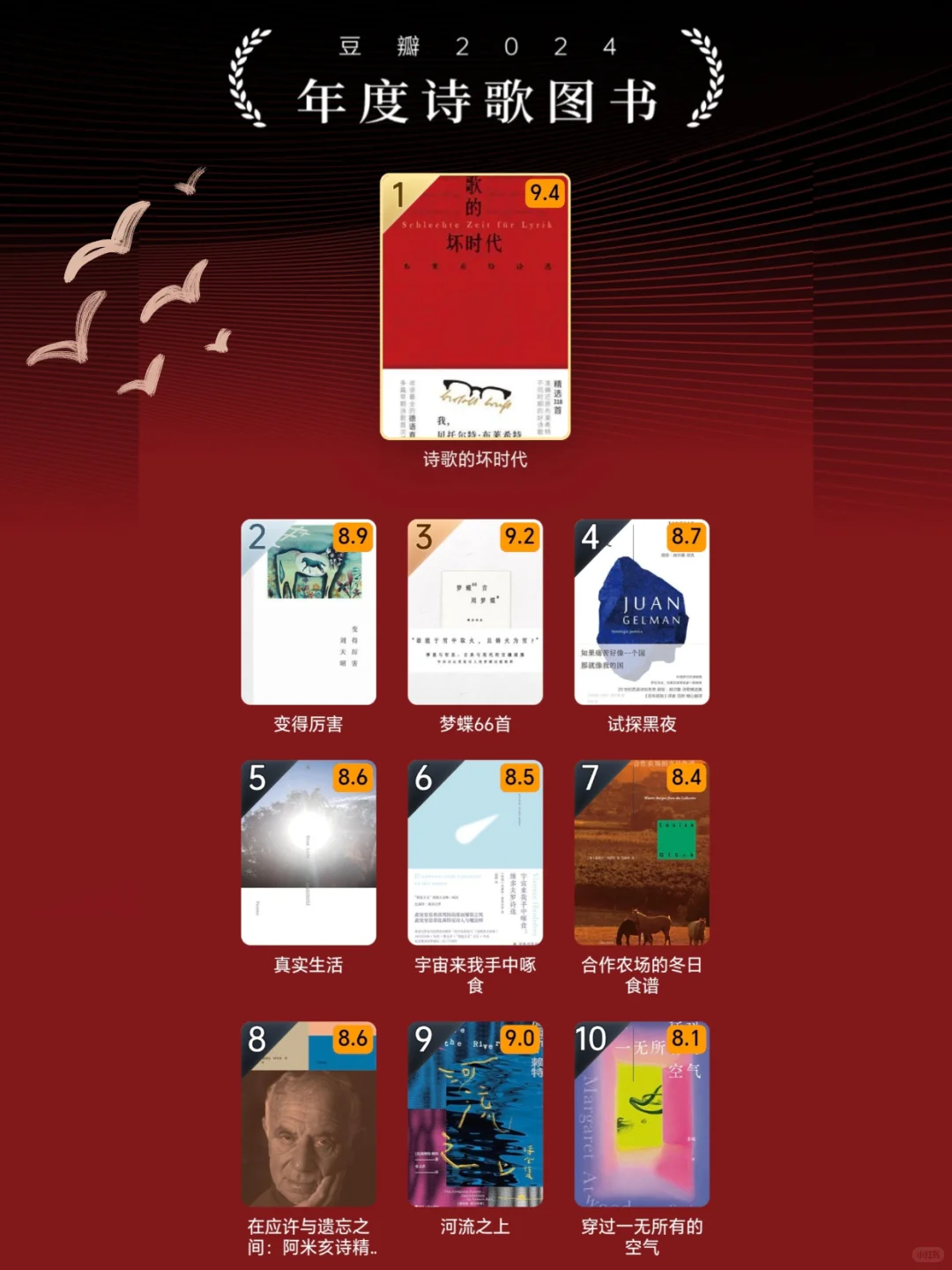 📚年度精选！2024豆瓣读书榜单揭晓🏆