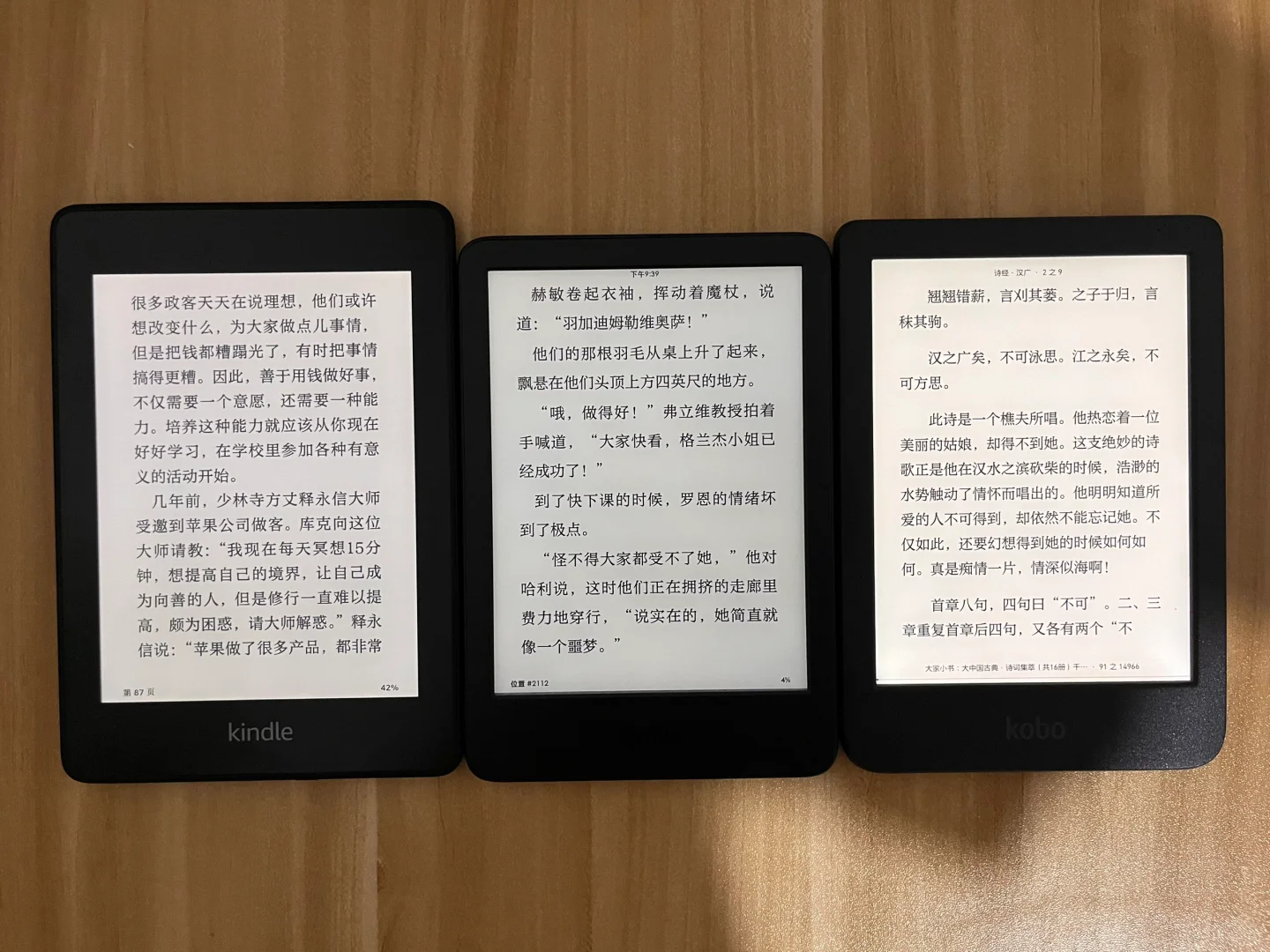 KPW4/Kindle2022/KOBO Clara BW测评