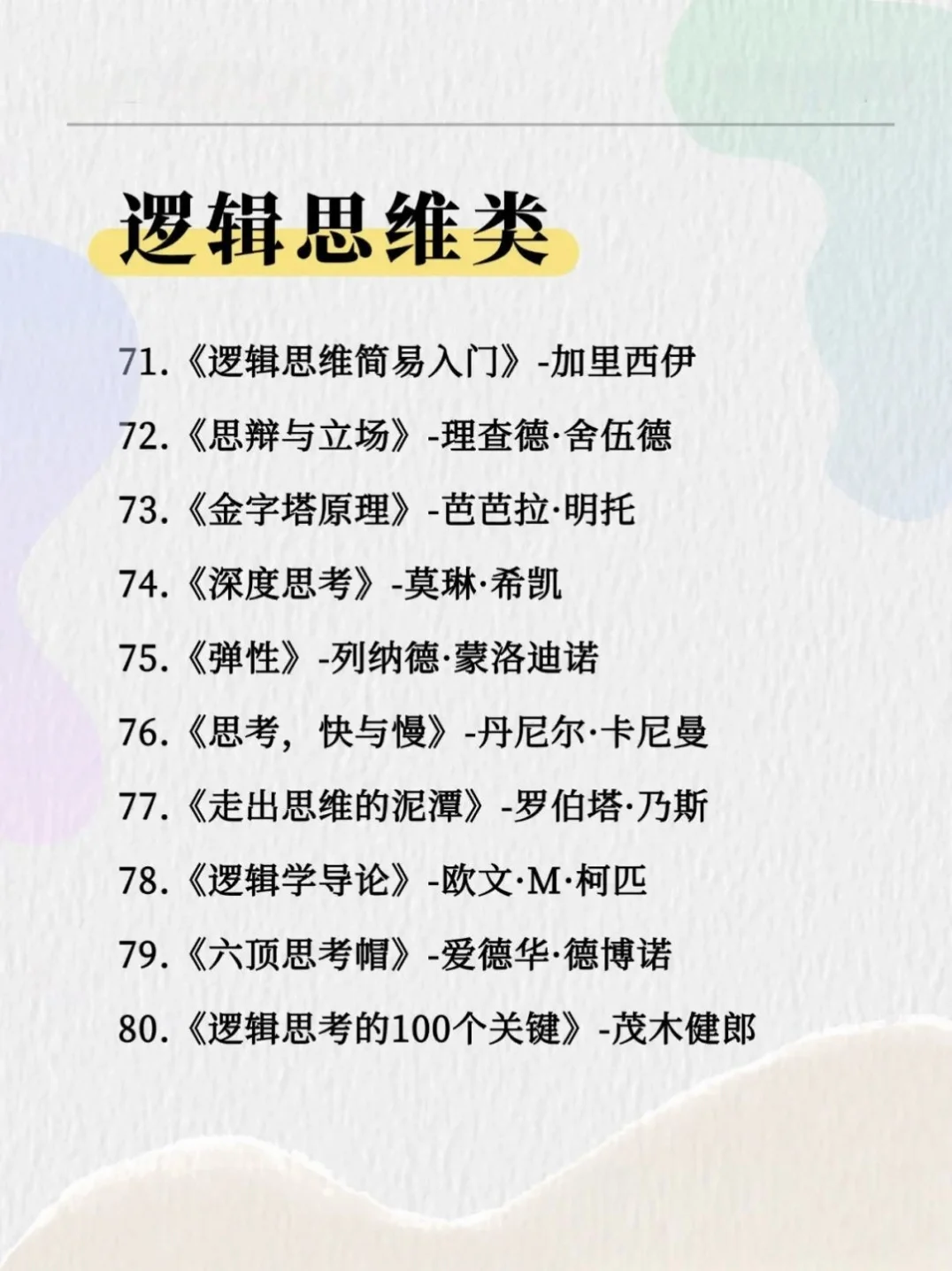 2025人民日报推荐的100本好书