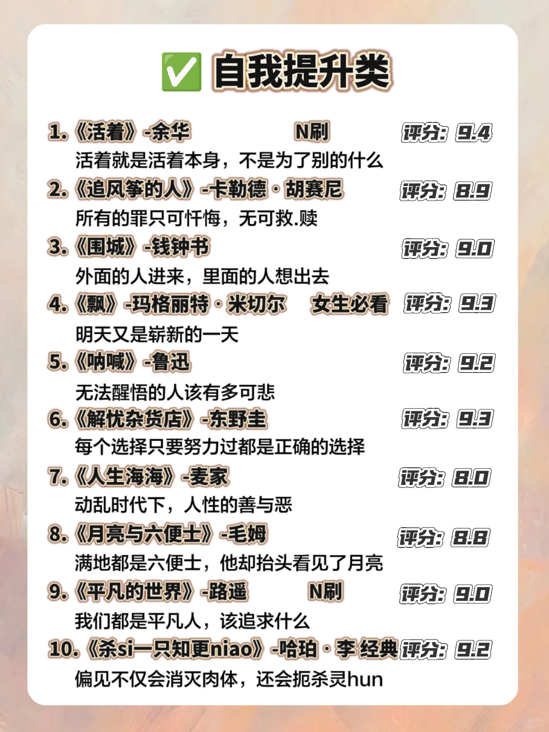 🔥2025狂读这60本书，脑子真的会变快！！