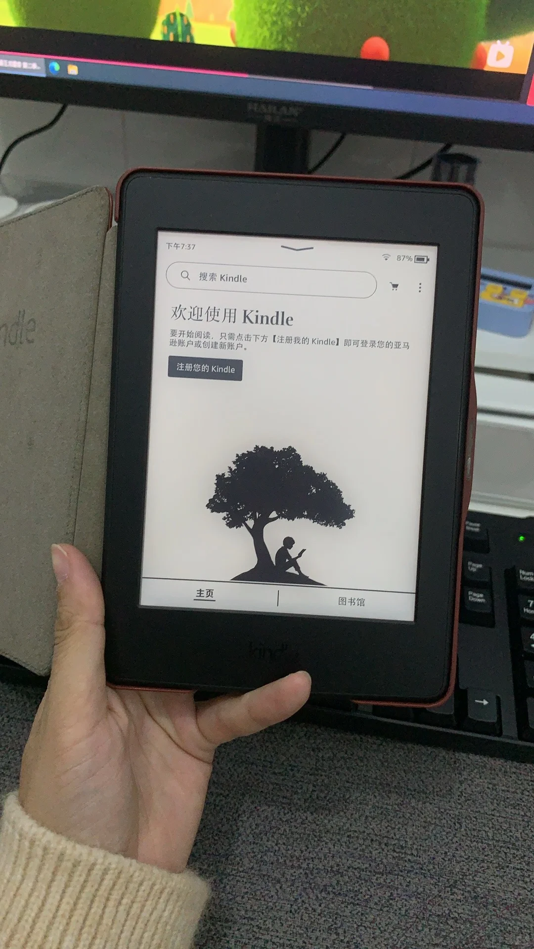 Kindle，真的很小巧