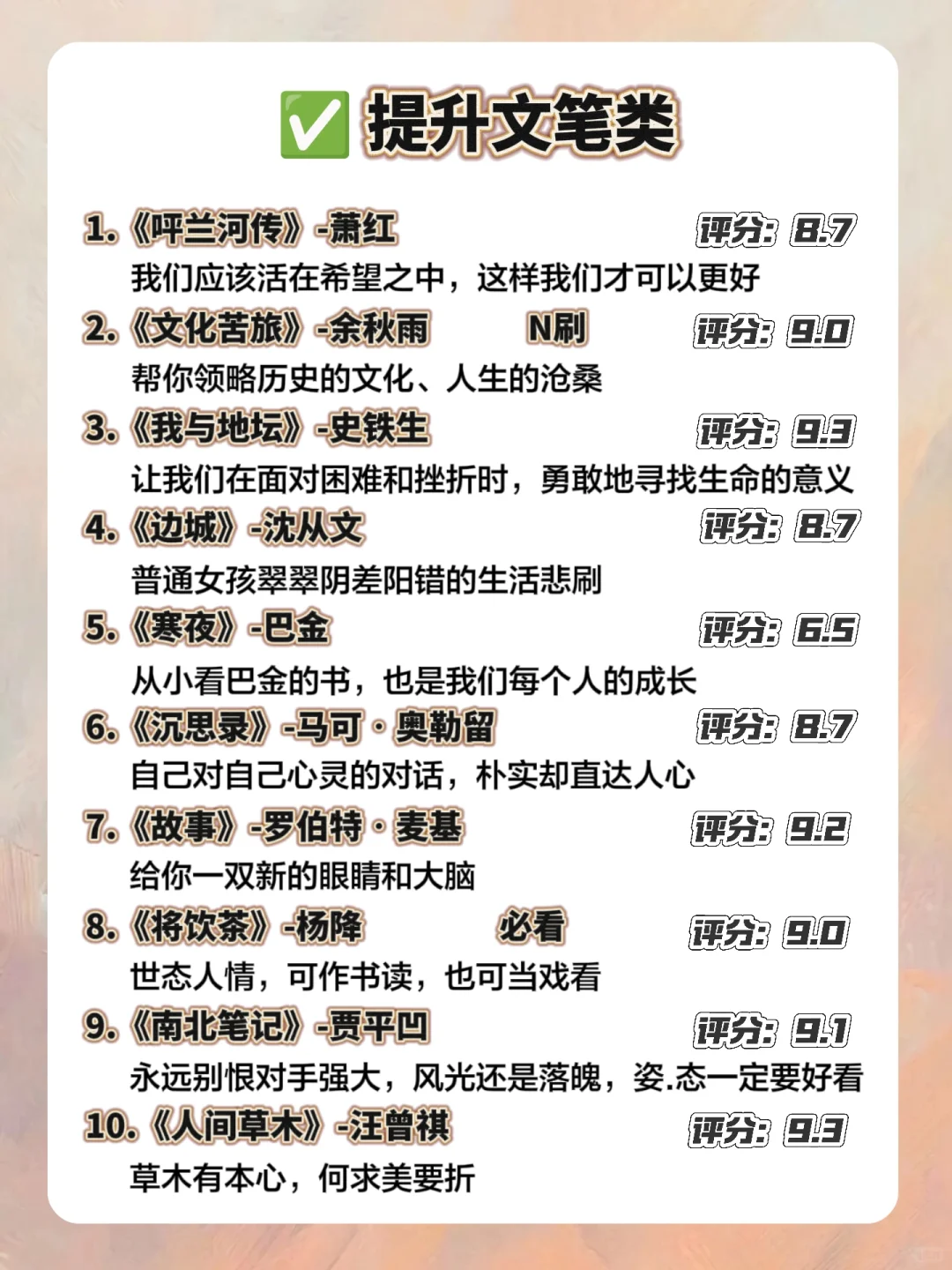 🔥2025狂读这60本书，脑子真的会变快！！