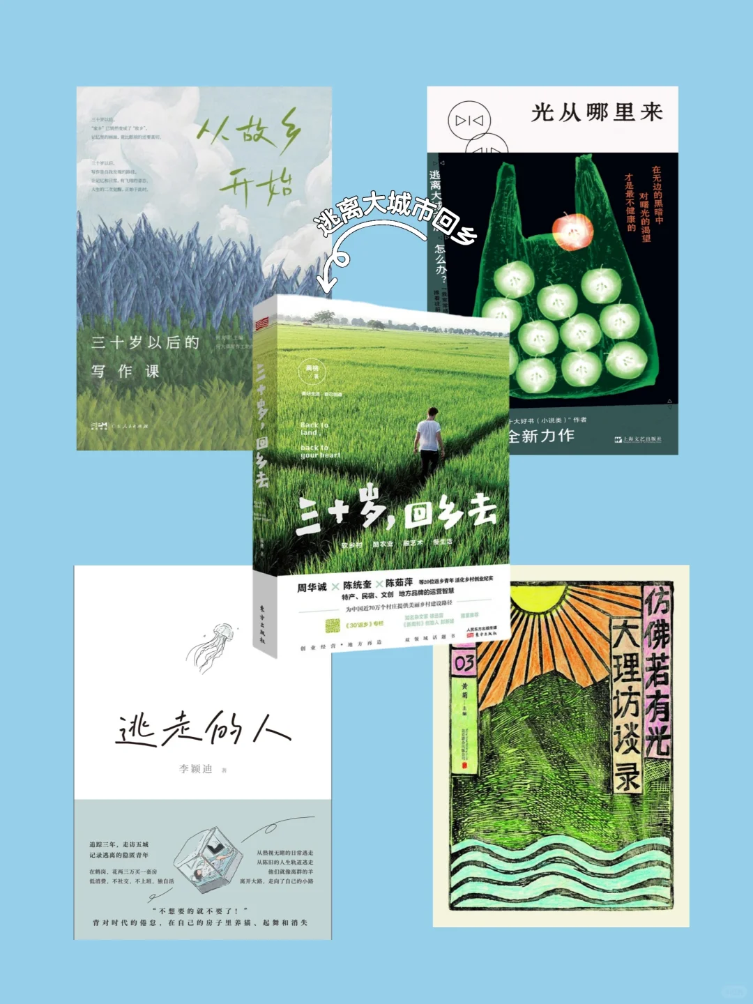 不上班逃离城市书单