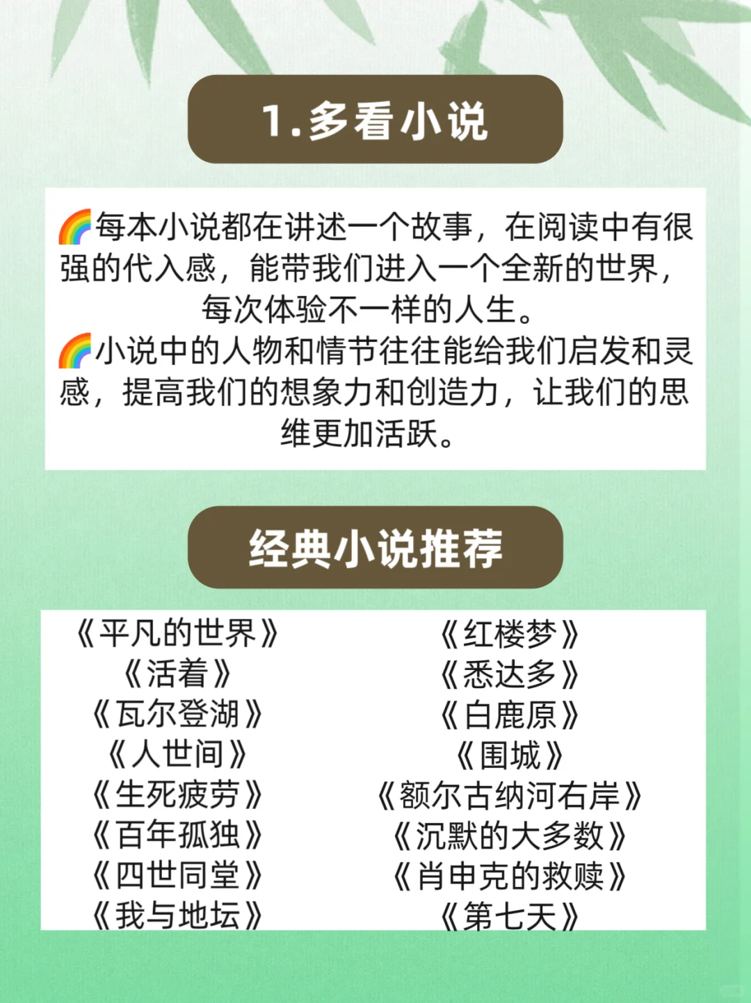 80本高质量书单｜自我成长必读！