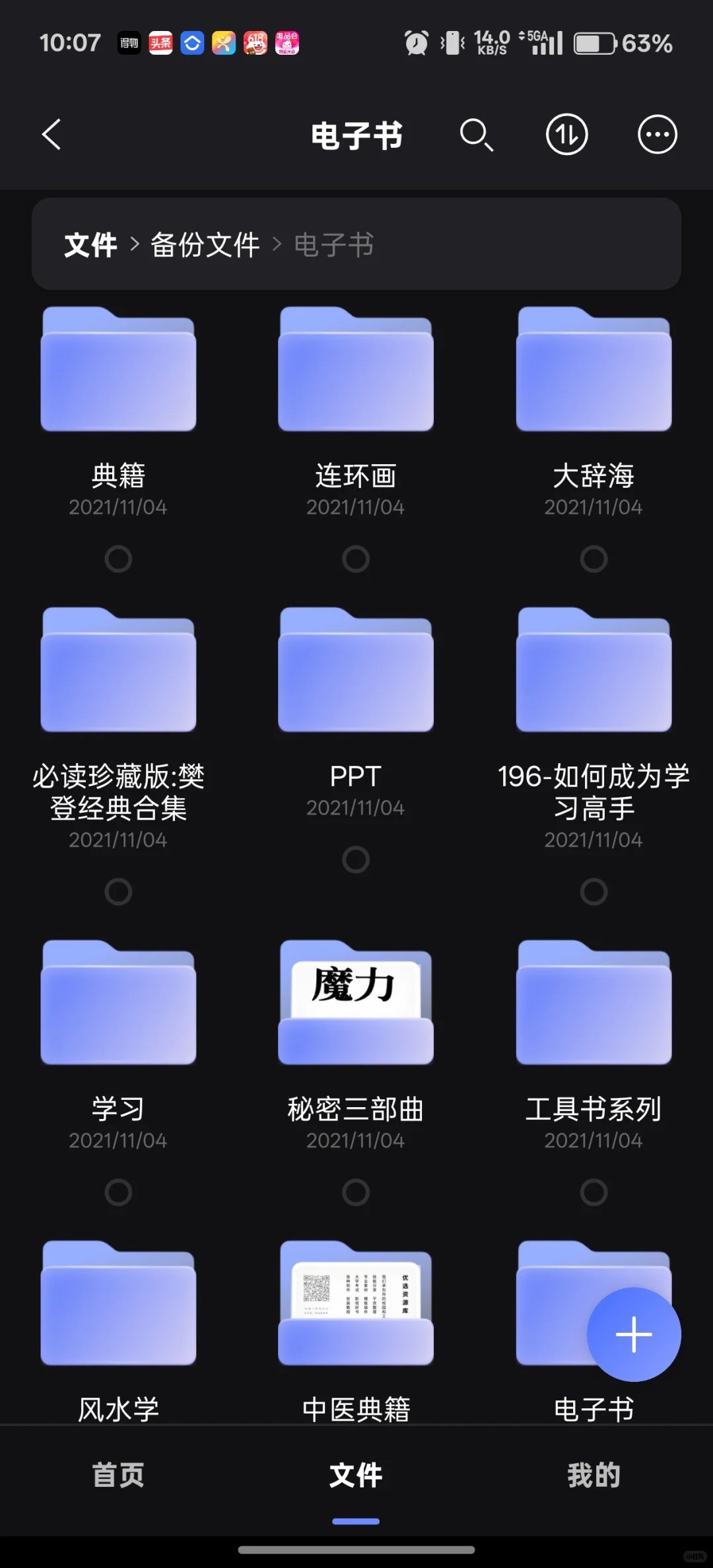 奇怪的爱好，电子书收集