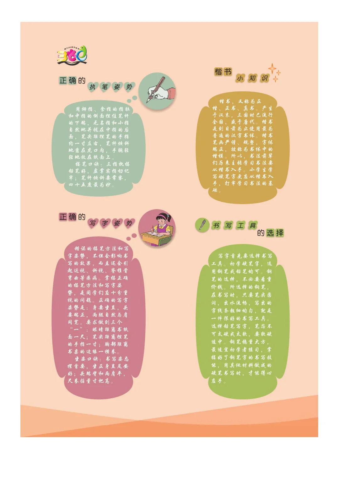 优秀图书推荐-一手好字 1-6年级 共 12 册