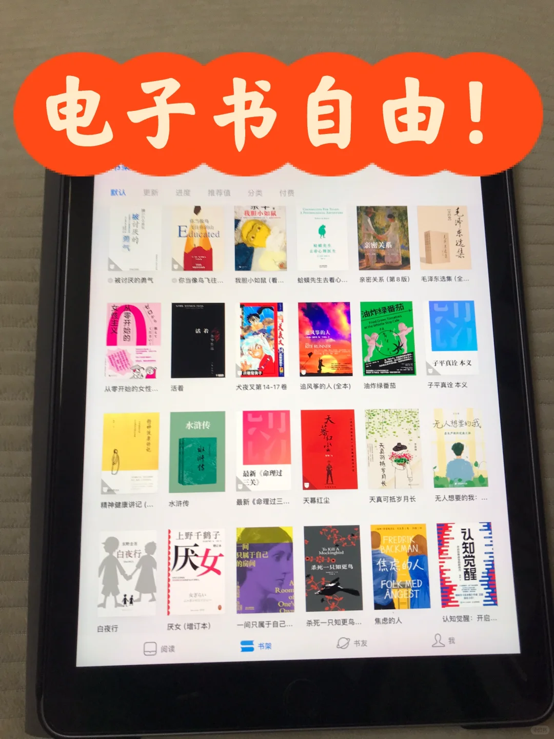 ipad实现电子书自由❗️图书、小说、外语都能看