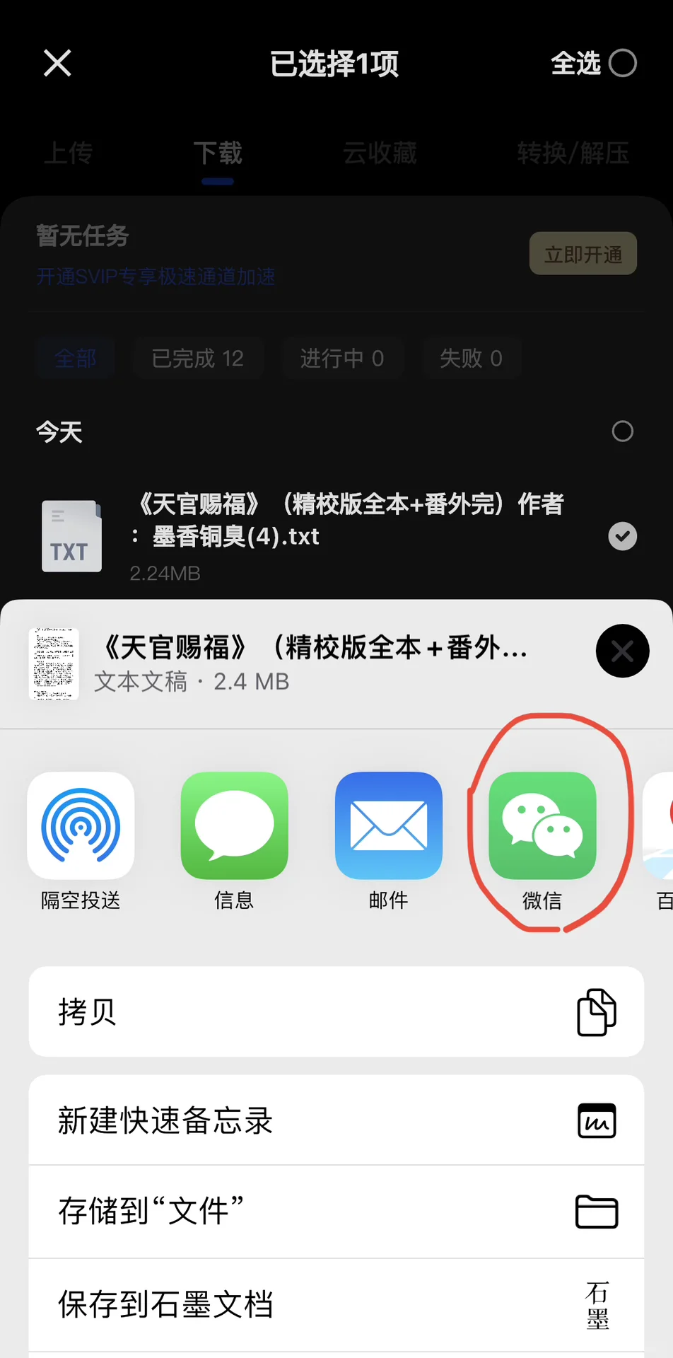夸克 txt 版本