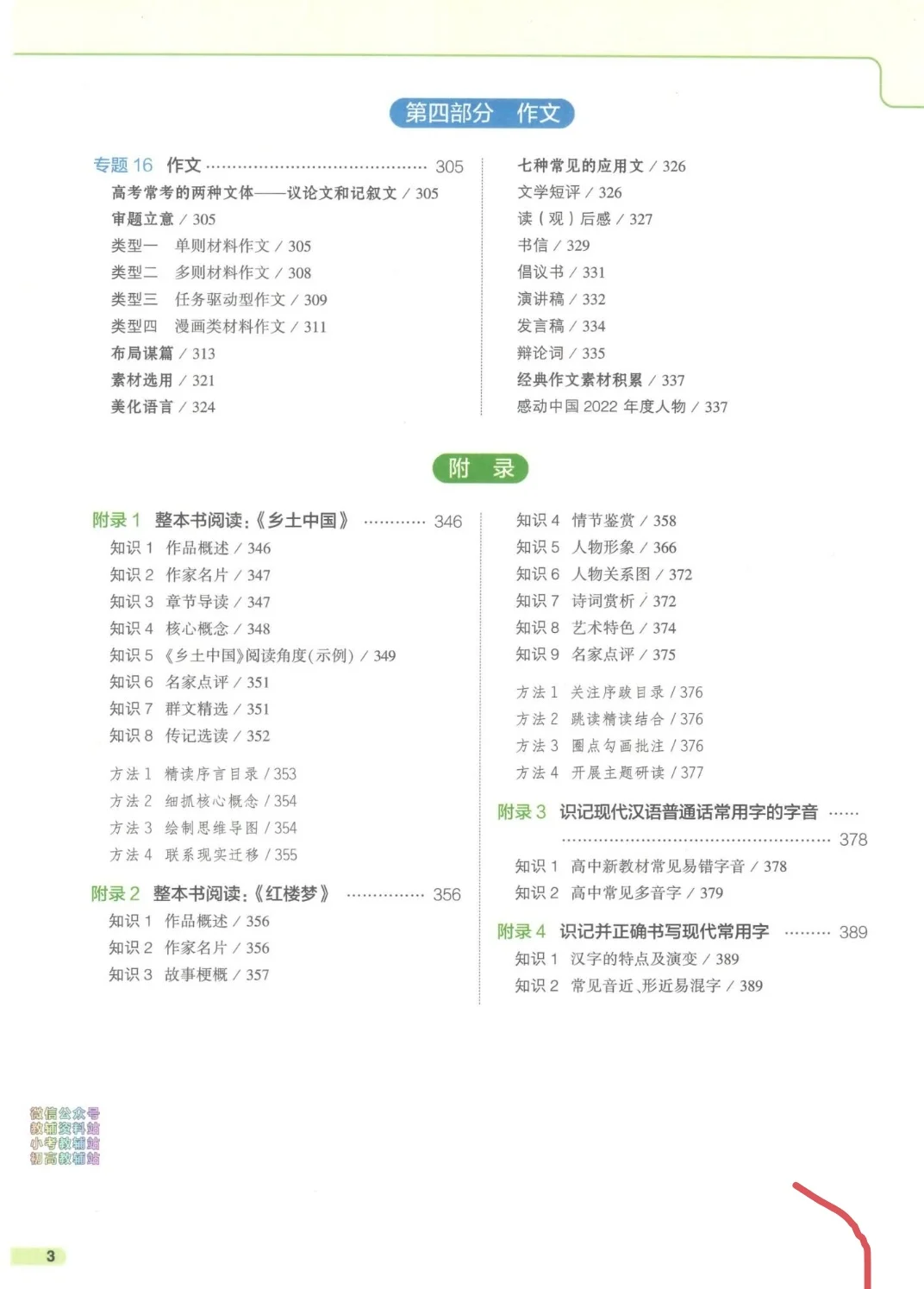 【PDF版】高中语文知识清单电子书