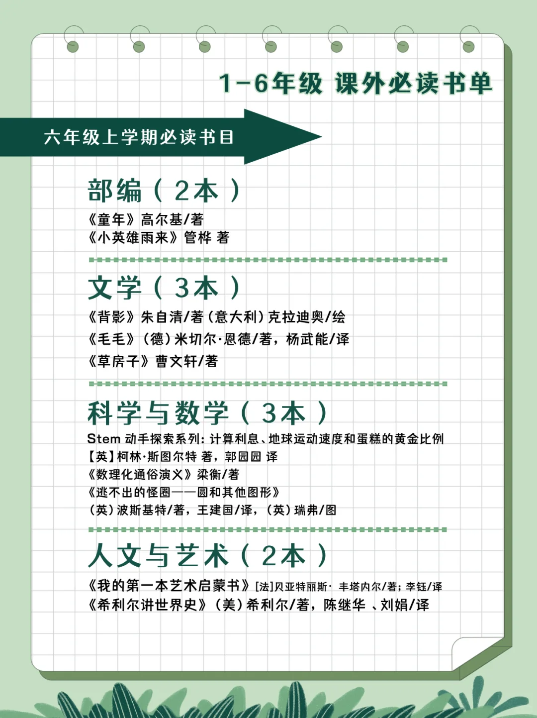 🗂家长收藏｜2024版清华附小课外必读书单