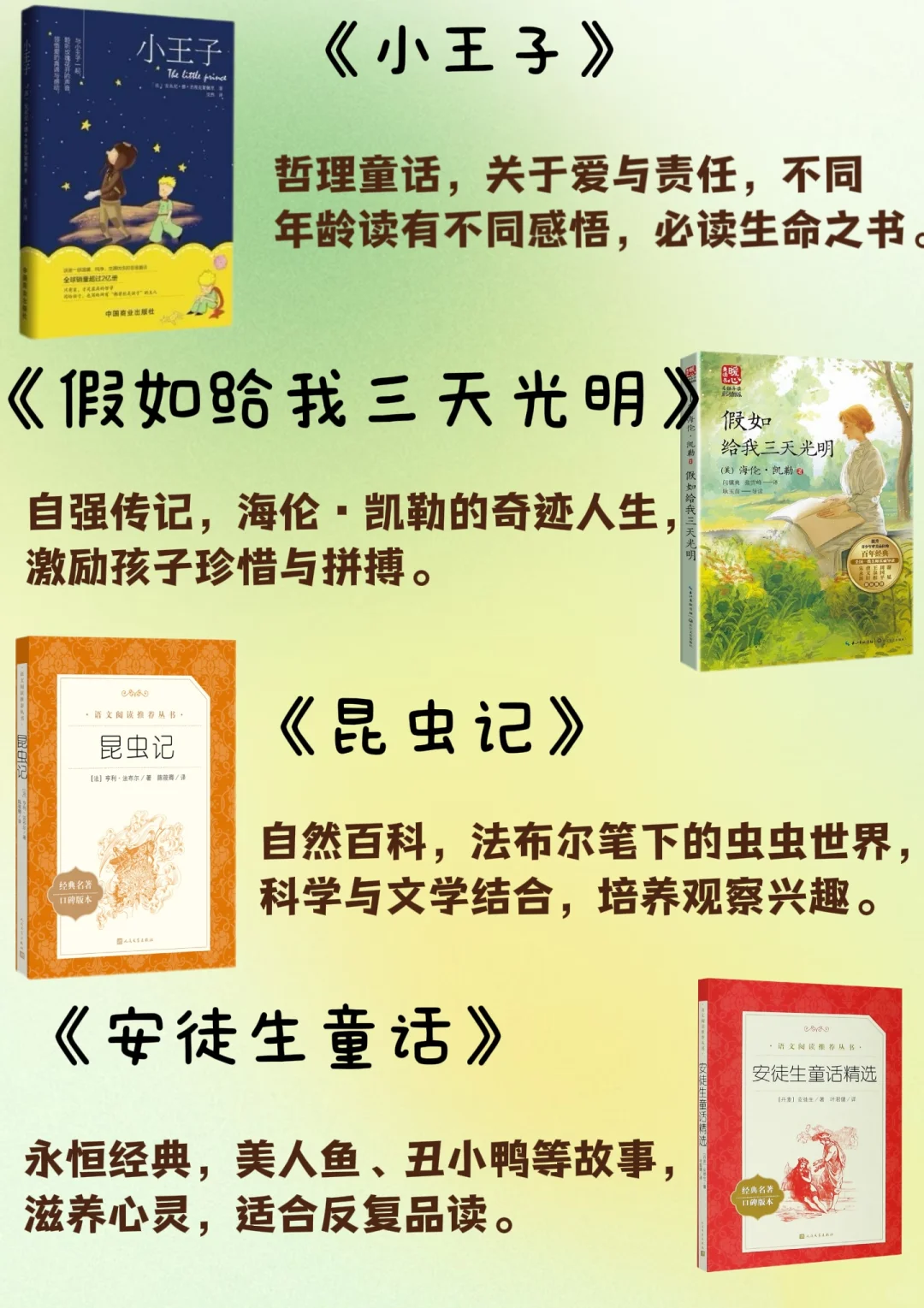 📚2025，教育部推荐1-6年级课外优质阅读书单