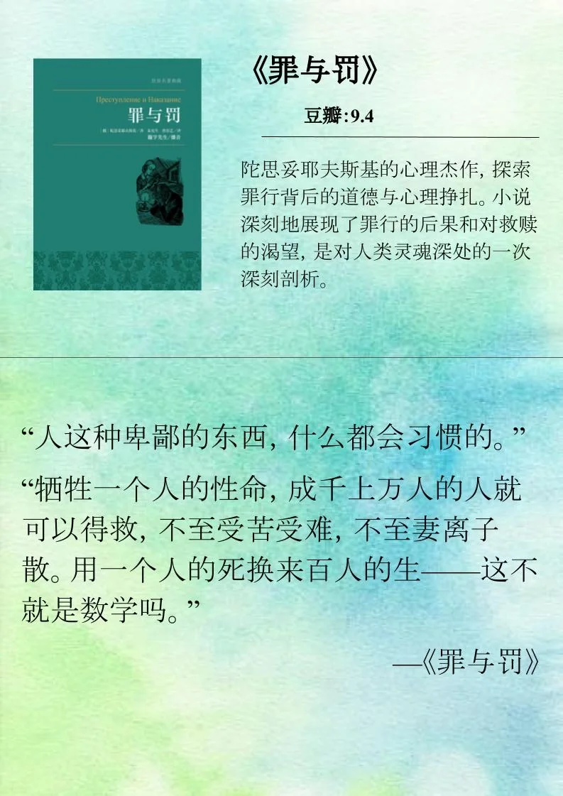 🍀世界公认的文学名著 你读过几本❓