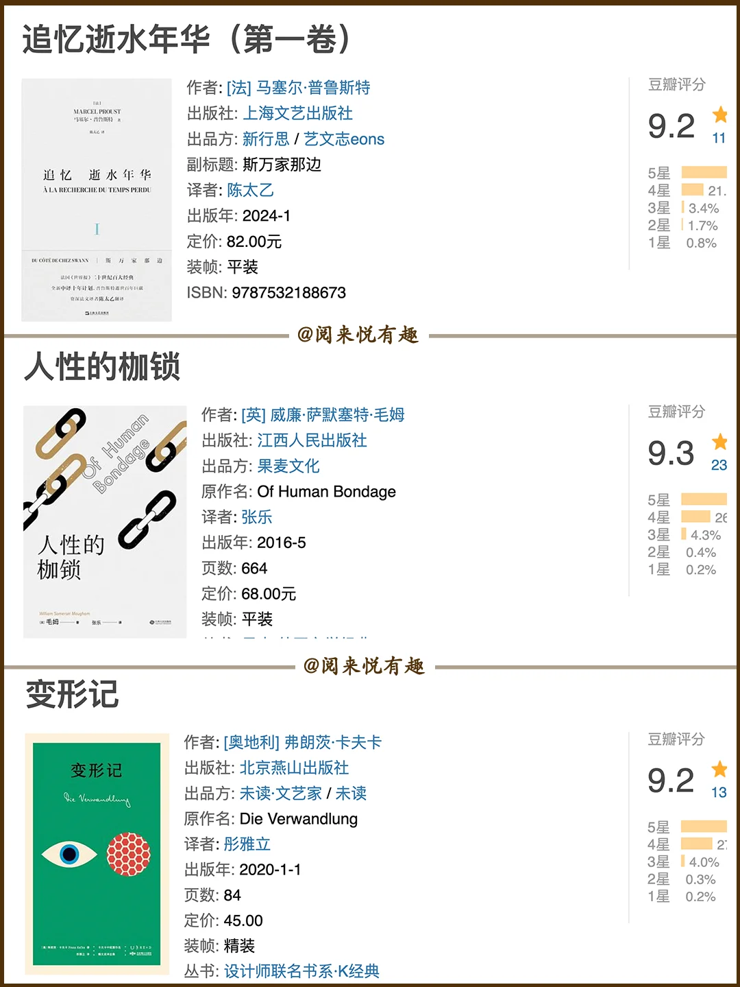 30本世界文学名著 🏆 一生必读的巨著❗️