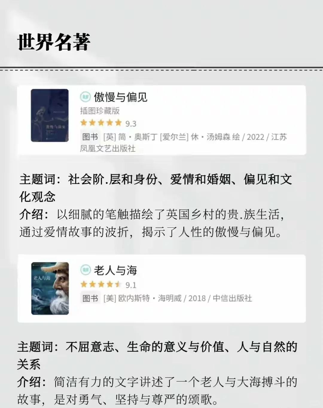 必读14本不可错过的世界名著