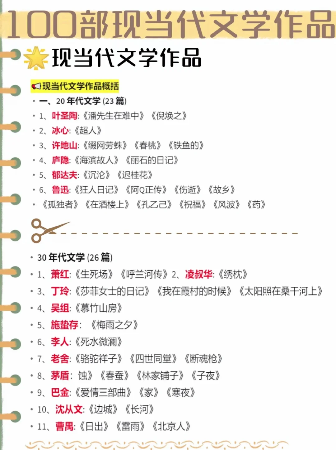 汉语言|中外文学各时期书籍汇总🌟