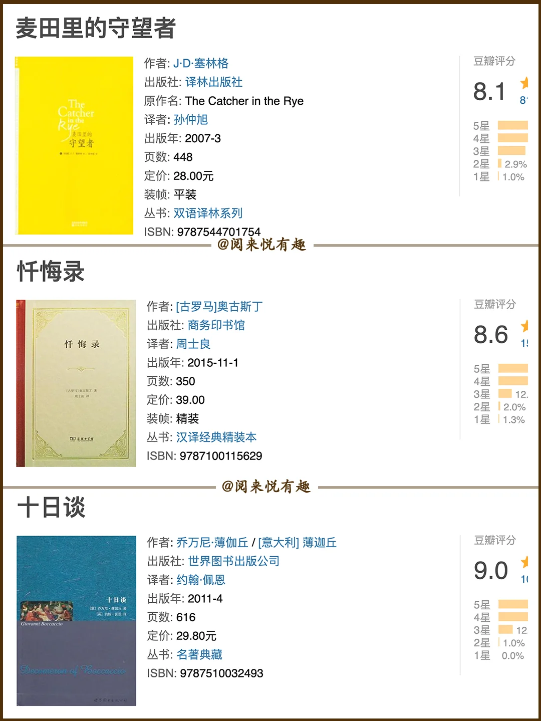 30本世界文学名著 🏆 一生必读的巨著❗️