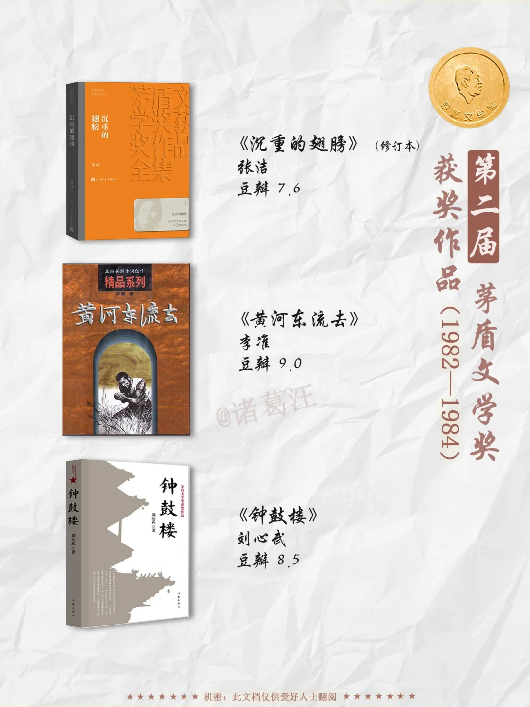 茅盾文学奖历届获奖者及书单大全