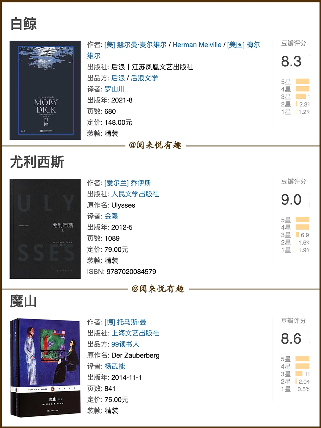 30本世界文学名著 🏆 一生必读的巨著❗️