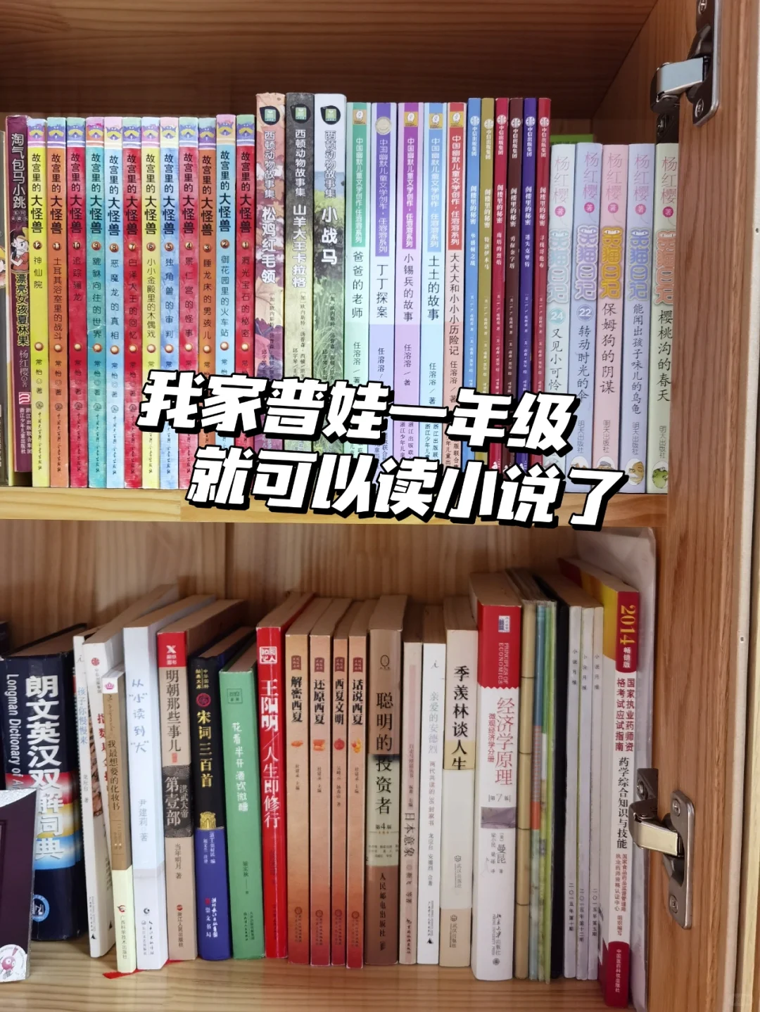 我家普娃一年级就可以读小说了