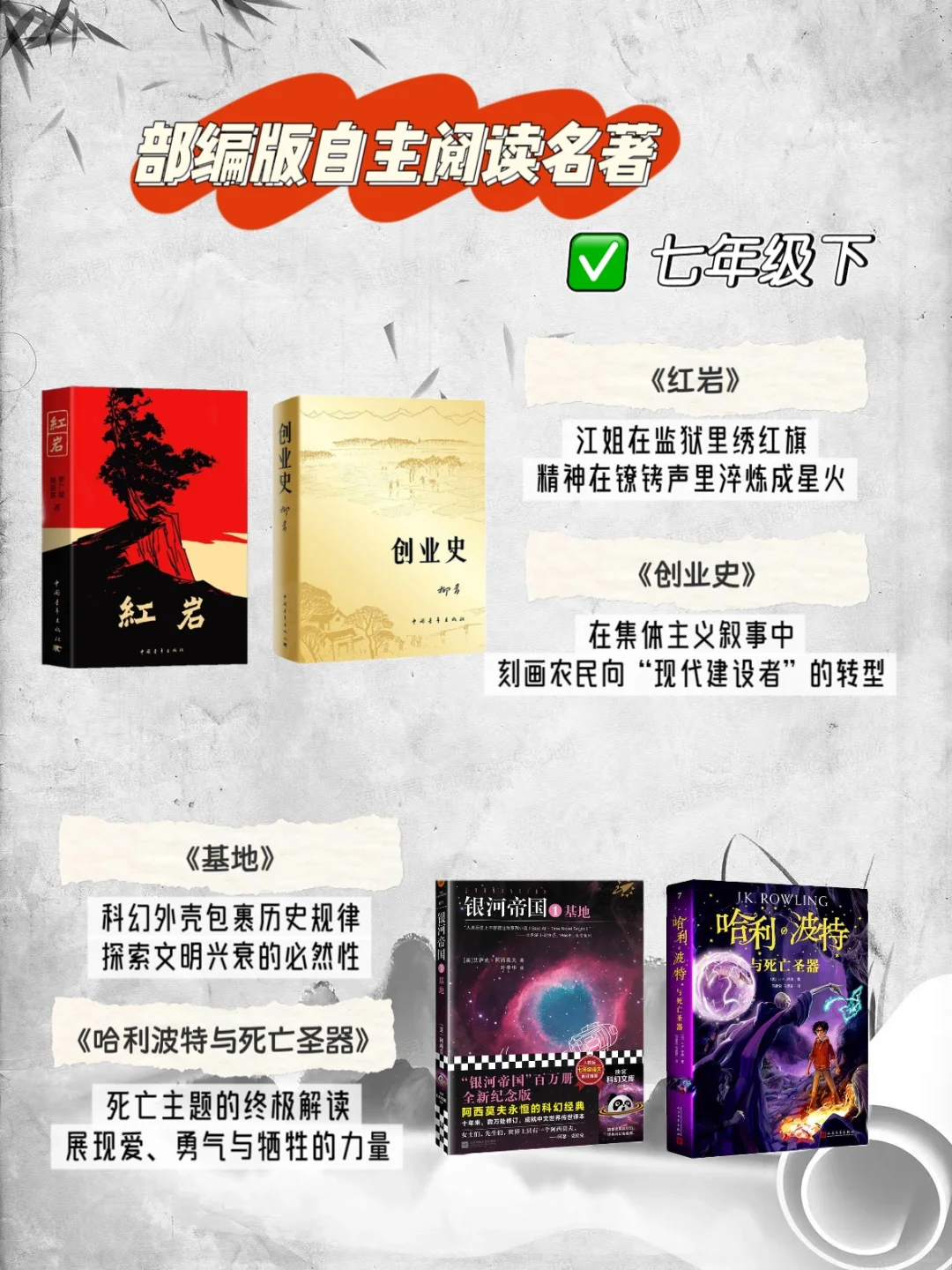 暑假👀过来~部编版自主阅读名著大汇总