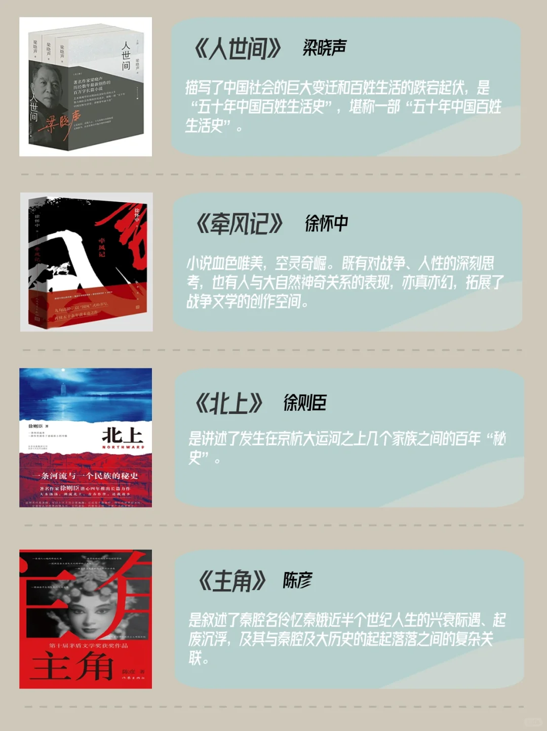 矛盾文学奖十届46部获奖作品推荐