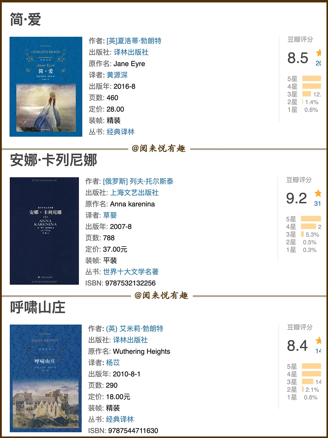 30本世界文学名著 🏆 一生必读的巨著❗️