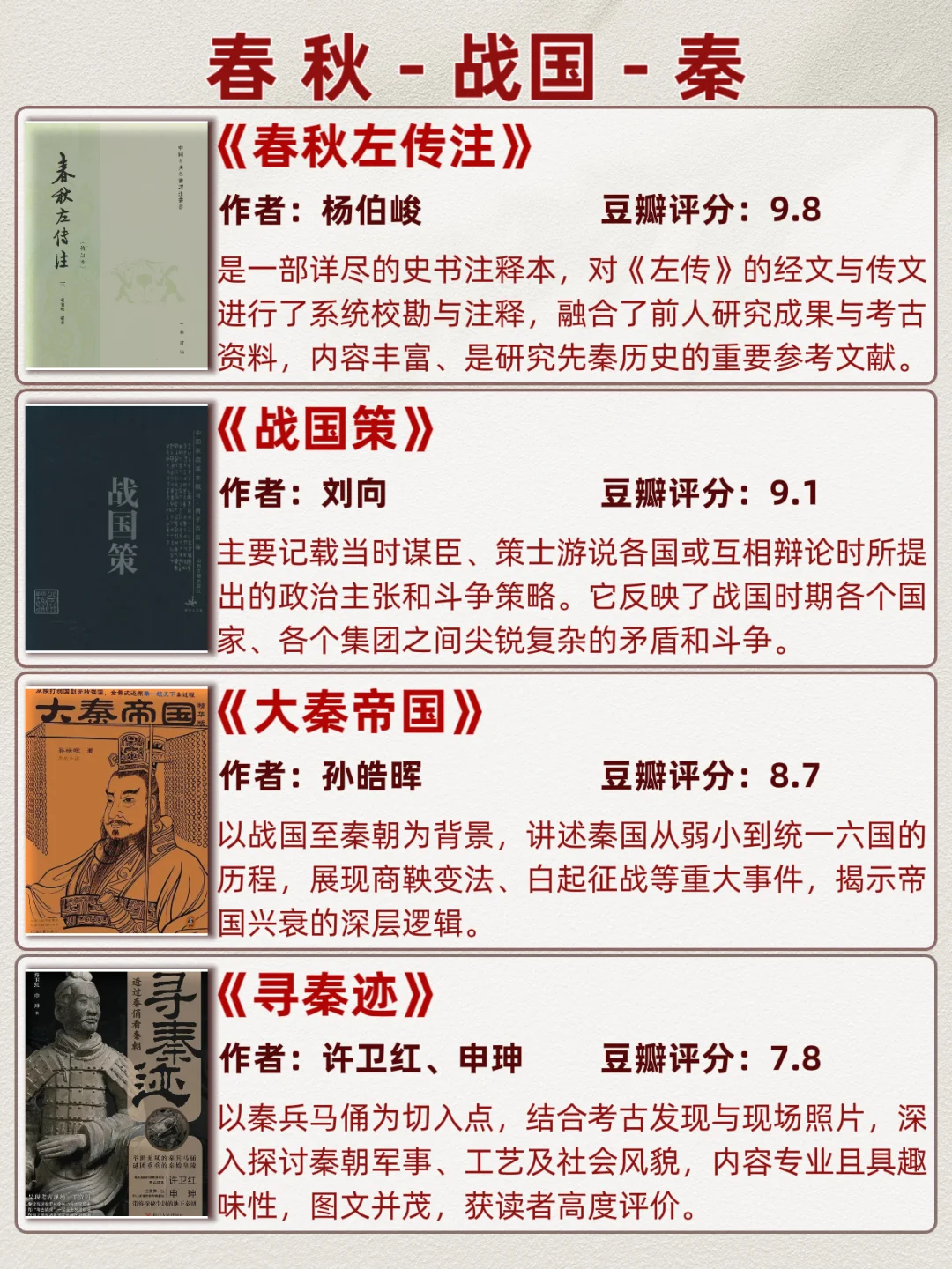 书单分享 历史按时间顺序看，32本必读书籍