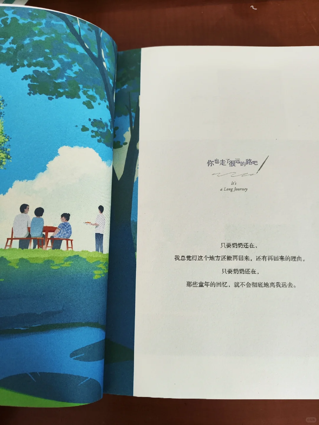 你也走了 很远的路吧👣