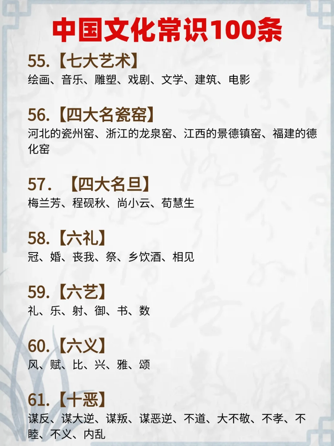 小学生必须掌握的100个文学常识❗一日一学