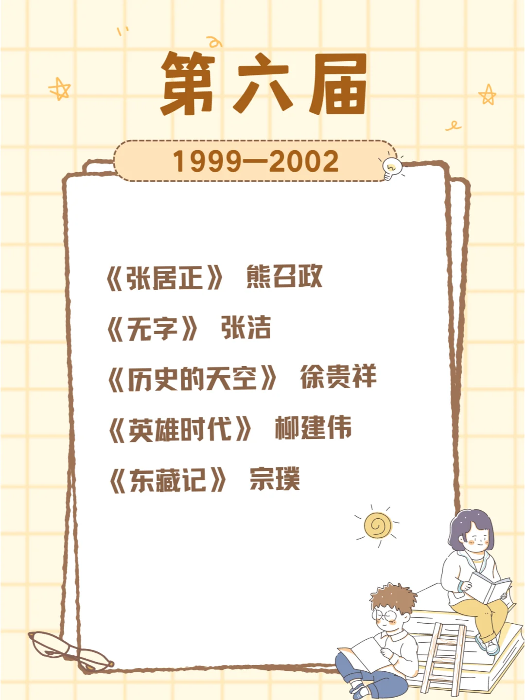 历届茅盾文学奖获奖作品