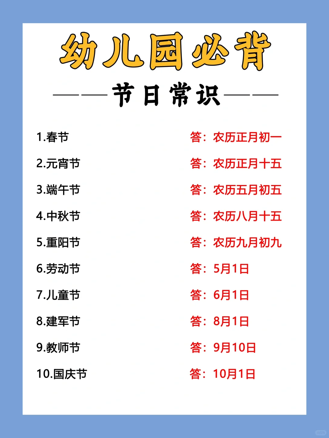 【宝妈必看】百科知识🔥让你的孩子秒变小博士