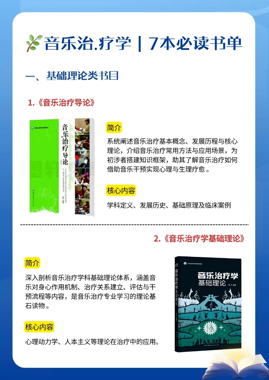 📖音乐治疗书单大公开！