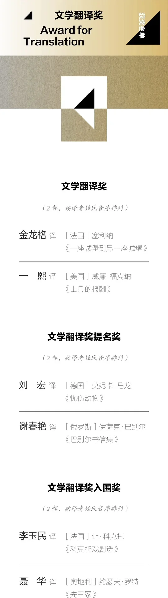 第二届漓江文学奖 获奖名单🫵🏼