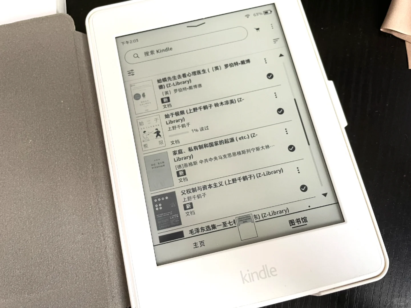 本周买了个kindle